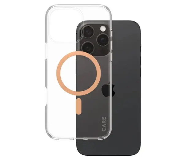 PanzerGlass Flagship MagSafe do iPhone 16 Pro Max Brzoskwiniowy
