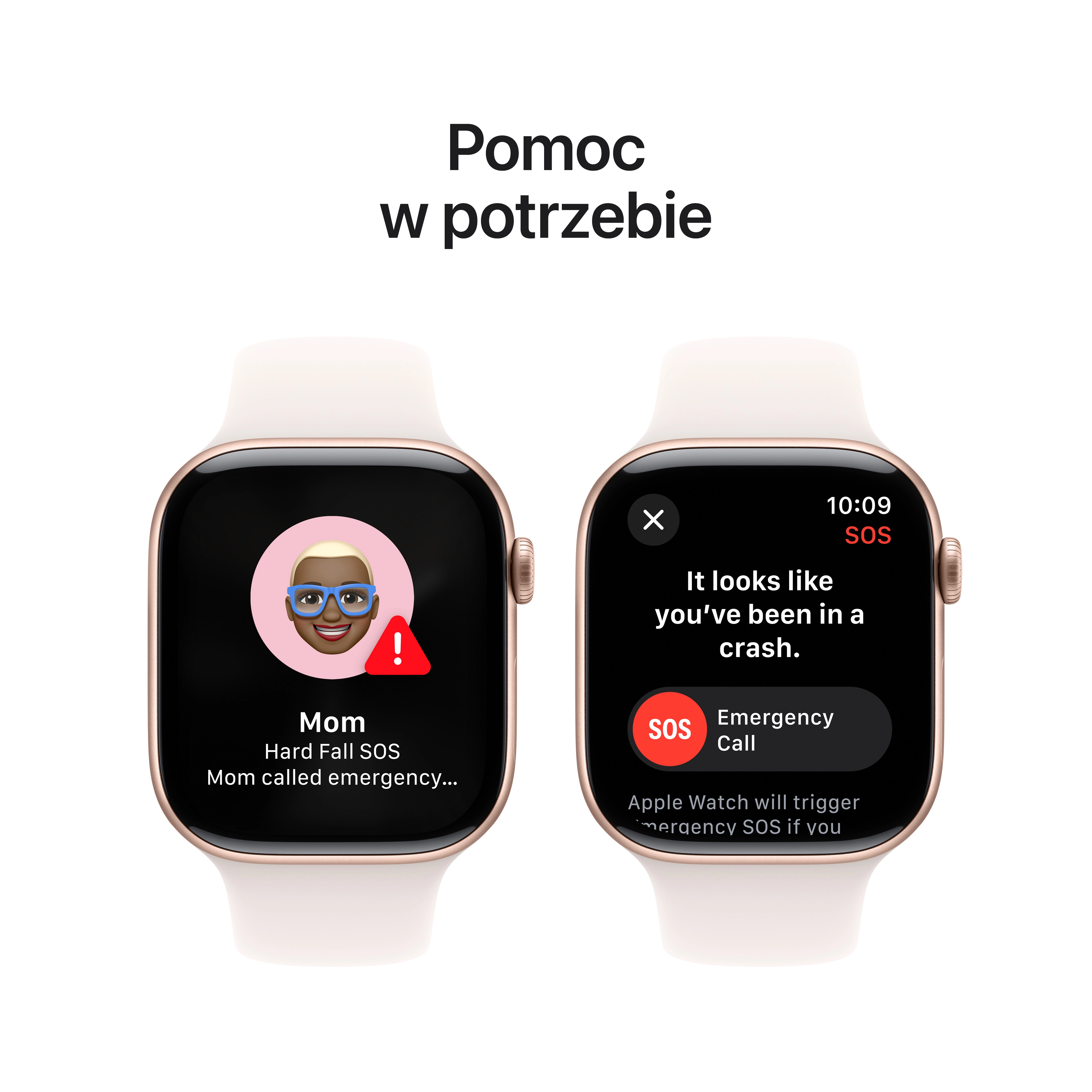 Apple Watch Series 10 GPS  42mm aluminium różowe złoto pasek sportowy w kolorze łagodnego różu M/L