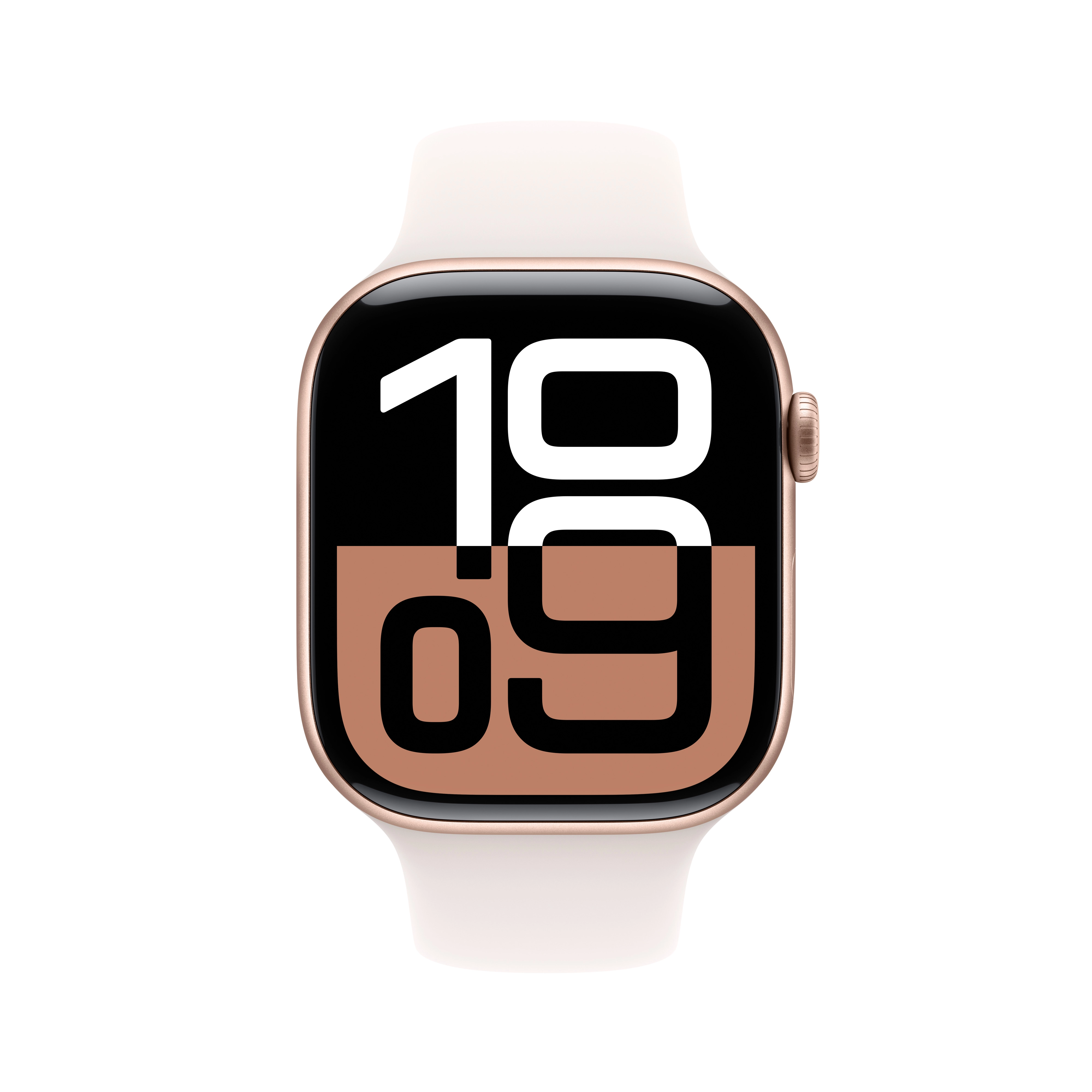 Apple Watch Series 10 GPS  42mm aluminium różowe złoto pasek sportowy w kolorze łagodnego różu M/L