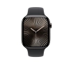 Apple Watch Series 10 GPS + Cellular 46mm tytan łupek pasek sportowy czarny M/L
