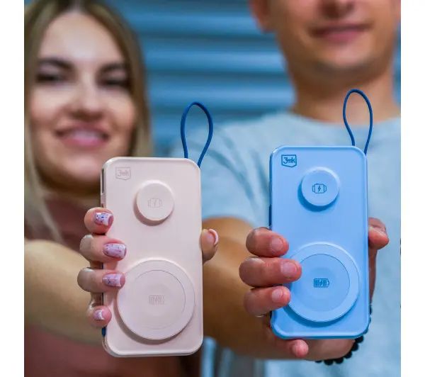 3mk PasteUP 10000mAh 22,5W MagSafe Qi Czarny