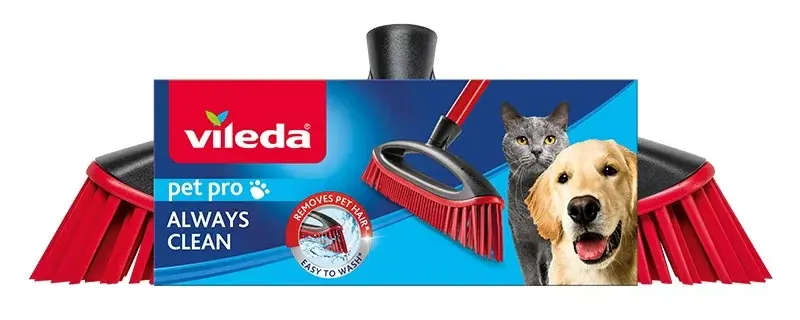 Wkład czyszczący Vileda Szczotka do zamiatania sierści i włosów Always Clean Vileda Pet Pro bez drążka