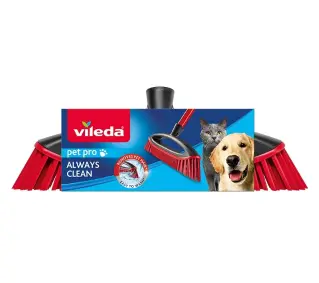 Vileda Szczotka do zamiatania sierści i włosów Always Clean Vileda Pet Pro bez drążka