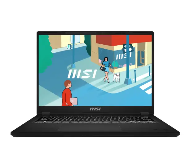 MSI Modern 14 H D13MG-095PL 14" i5-13420H 16GB RAM 512GB Dysk SSD Win11 Czarny - Kup na Raty - RRSO 0%