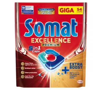 Kapsułki do zmywarki Somat Excellence Premium 5w1 54szt.