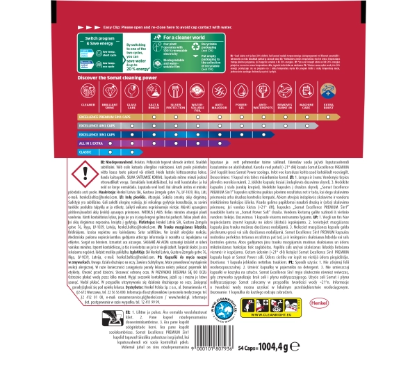 Somat Excellence Premium 5w1 54szt.
