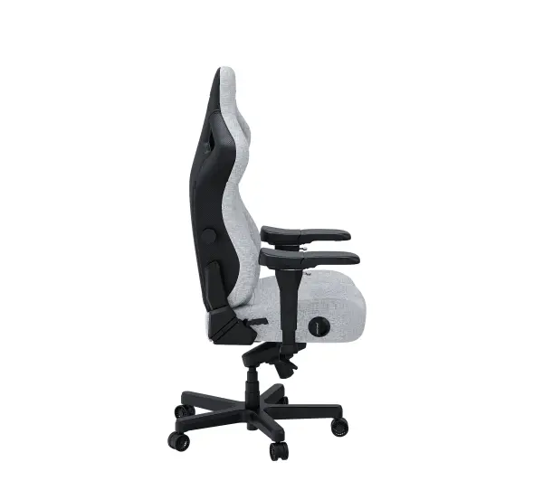 Anda Seat Kaiser 4 XL Gamingowy do 200kg Tkanina Lniana Szary - Kup na Raty - RRSO 0%