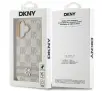 Etui DKNY Checkered Pattern & Printed Stripes do iPhone 16 Różowy