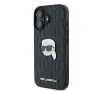 Etui Karl Lagerfeld Monogram Karl Head Pin do iPhone 16 Czarny