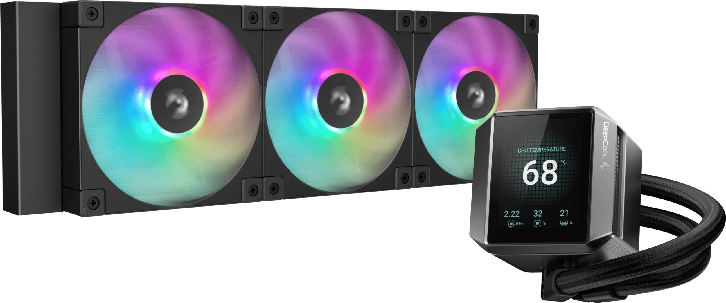 Chłodzenie DeepCool Mystique 360 ARGB Czarny