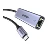 Karta sieciowa UGREEN CM483 USB-C do RJ45 Szary