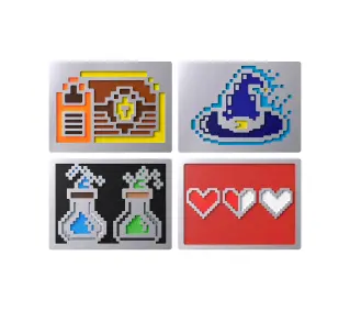 HyperX 8 Bit Magnetic Gaming Badges