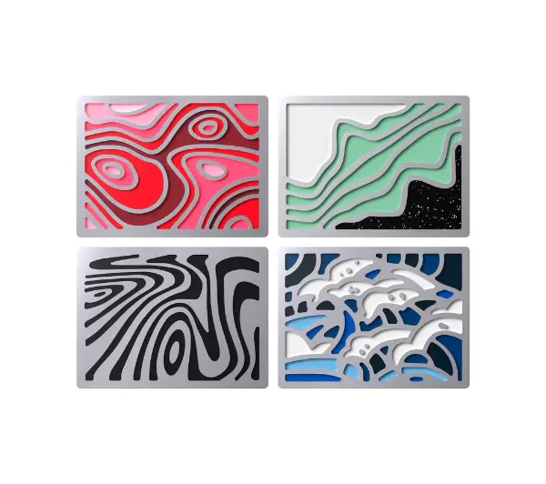 HyperX 8 Bit Magnetic Gaming Badges