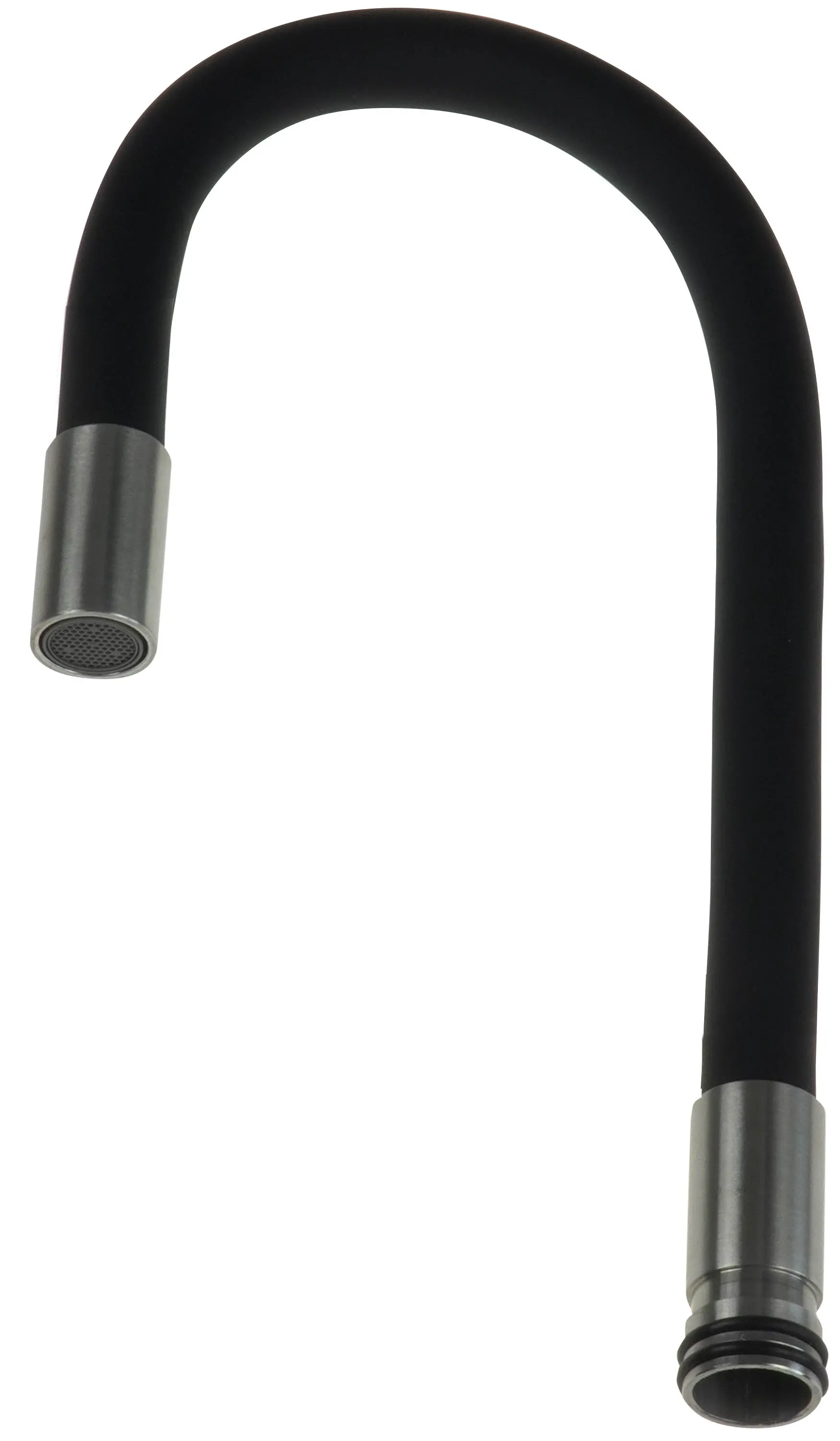 Wylewka do baterii Deante Luno Elastyczna Czarny/Stal