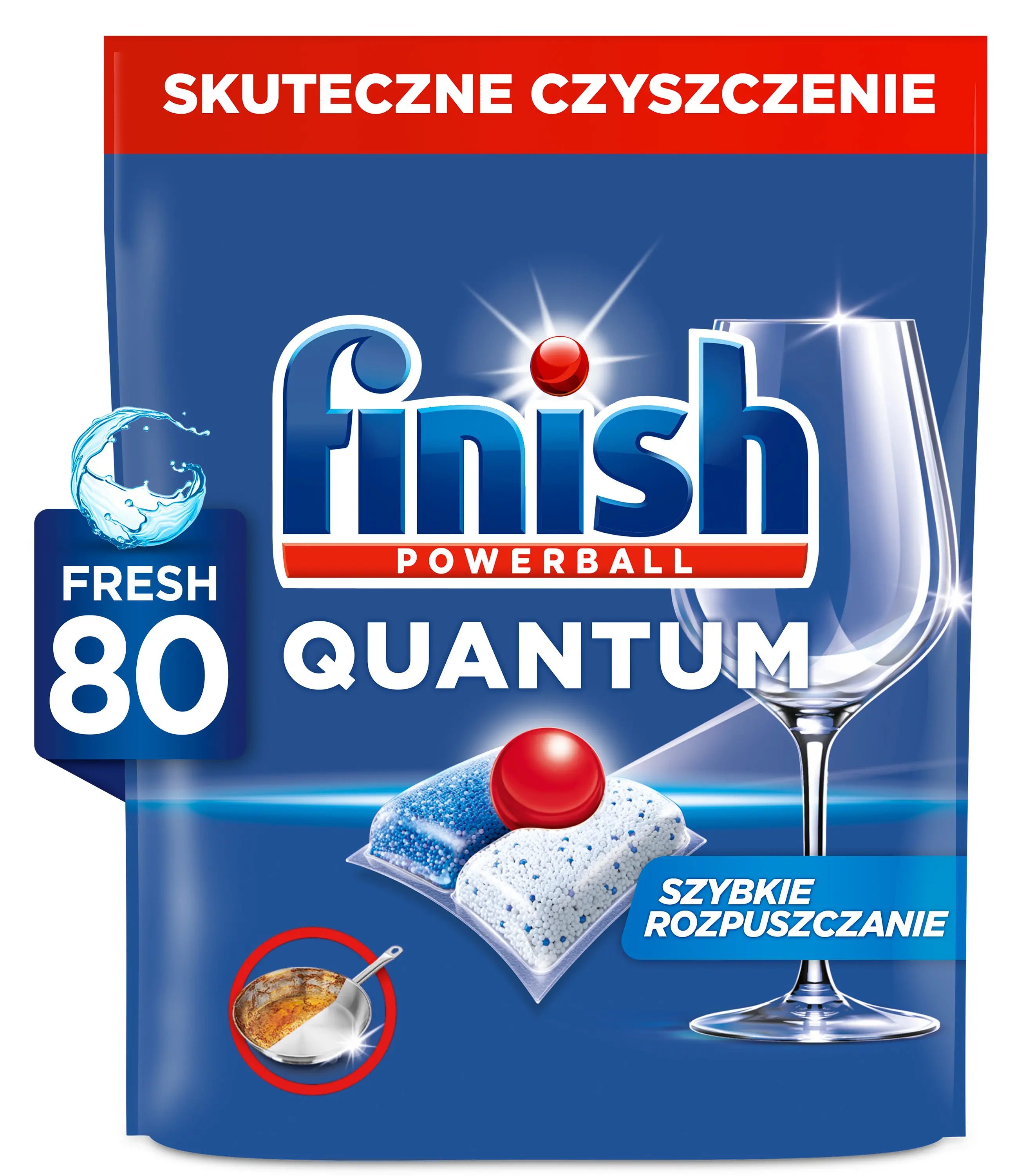 Kapsułki do zmywarki Finish Powerball Quantum 80szt.