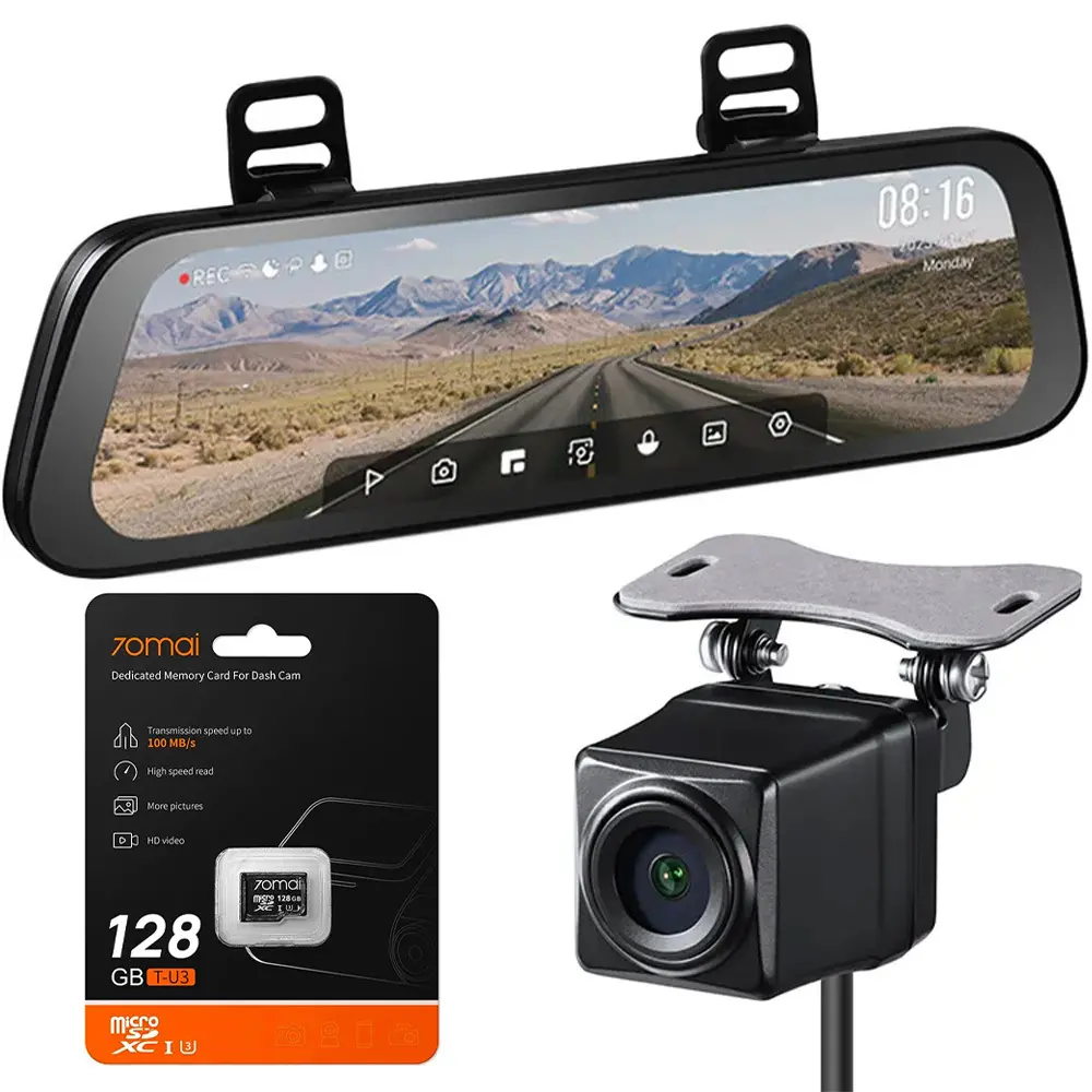 Wideorejestrator 70MAI S500 3K + karta 128GB