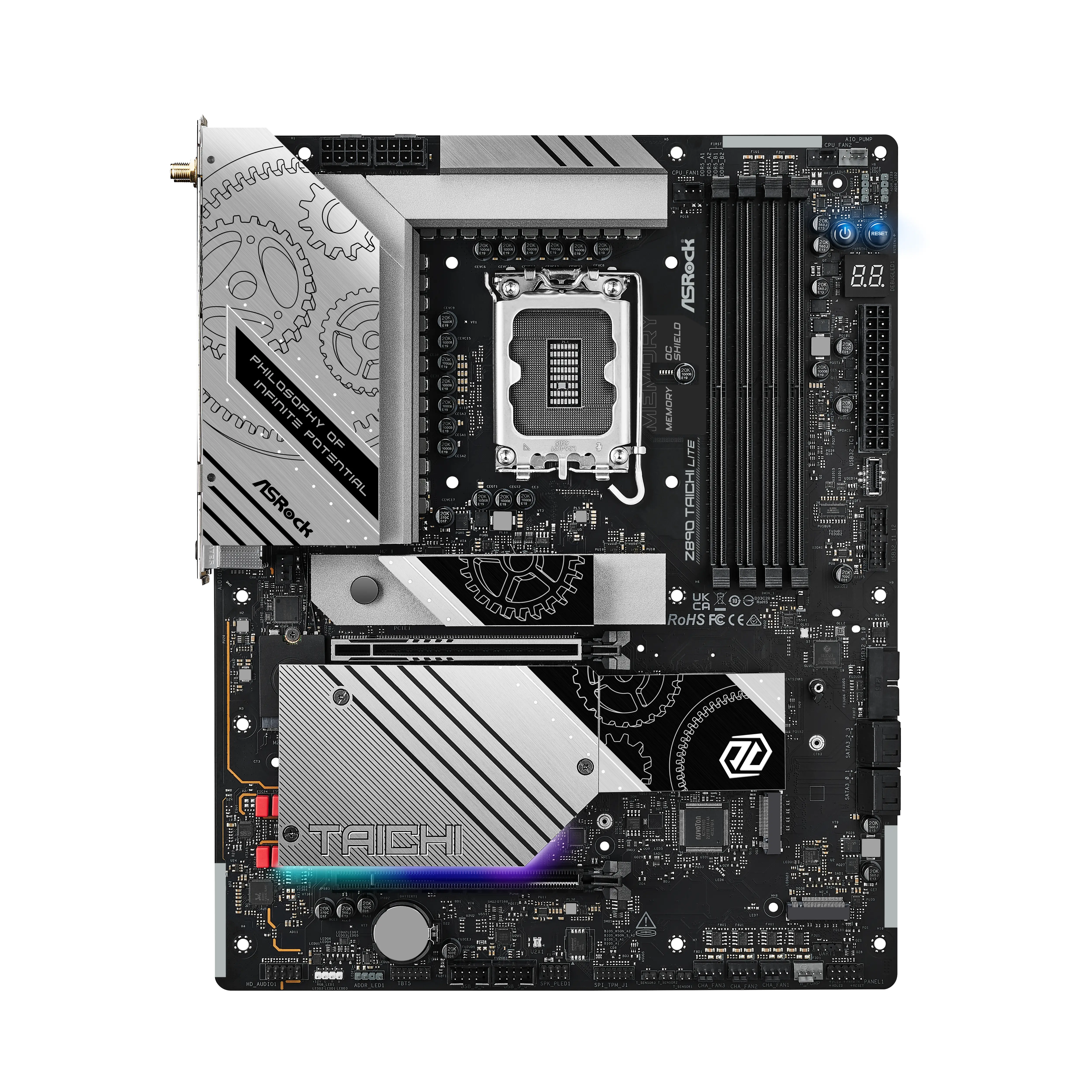 фото Материнська плата ASRock Z890 Taichi Lite 1