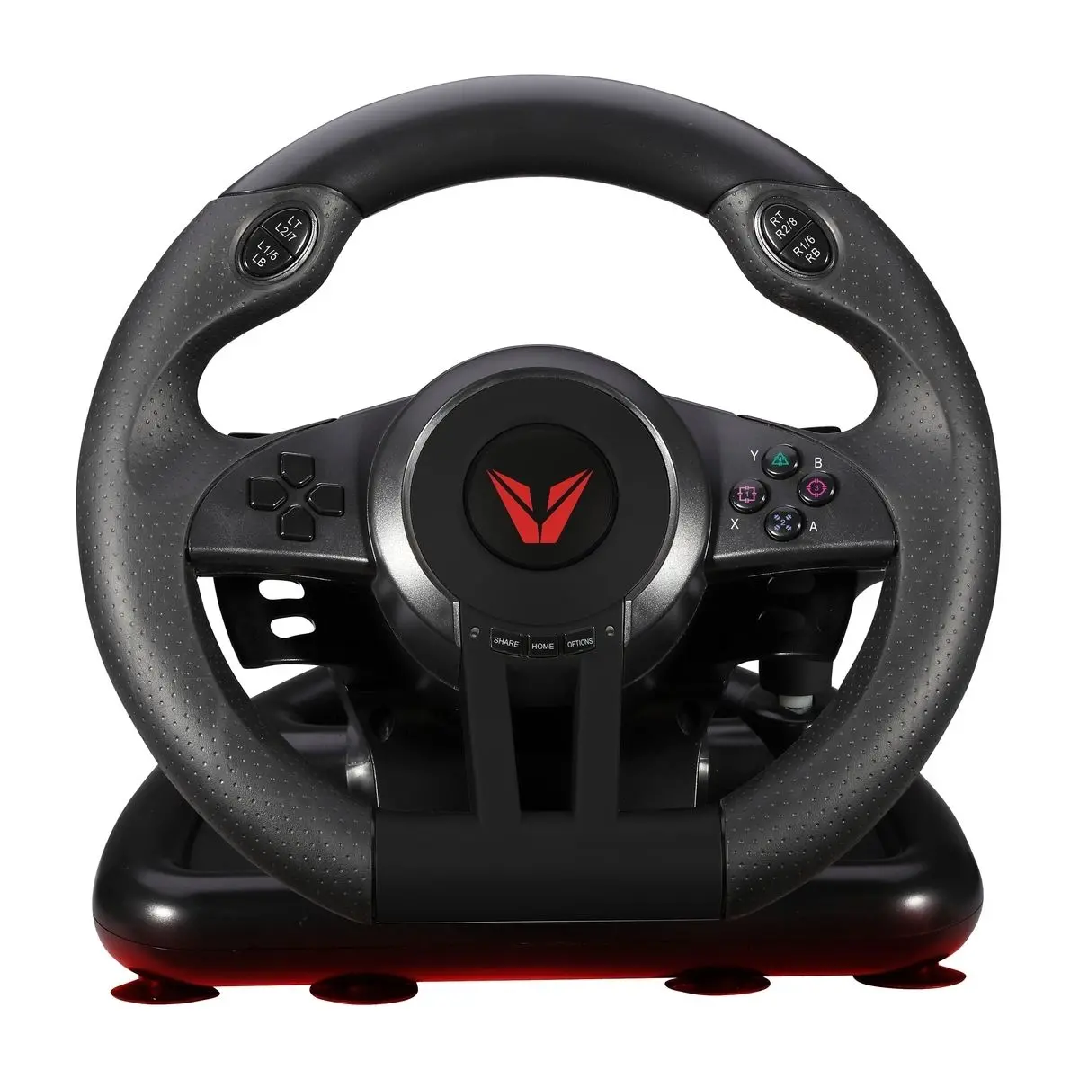 фото Комплект (кермо, педалі) VX Gaming Precision Drive Series Steering Wheel (VX-136-BKRD)