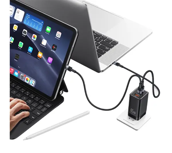 USAMS USB-C do USB-C 240W1,2m SY Series Czarny