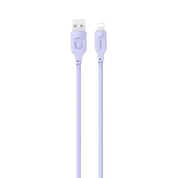 Kabel USAMS USB do Lightning 2,4A Fast Charging Lithe Series 1,2m Purpurowy