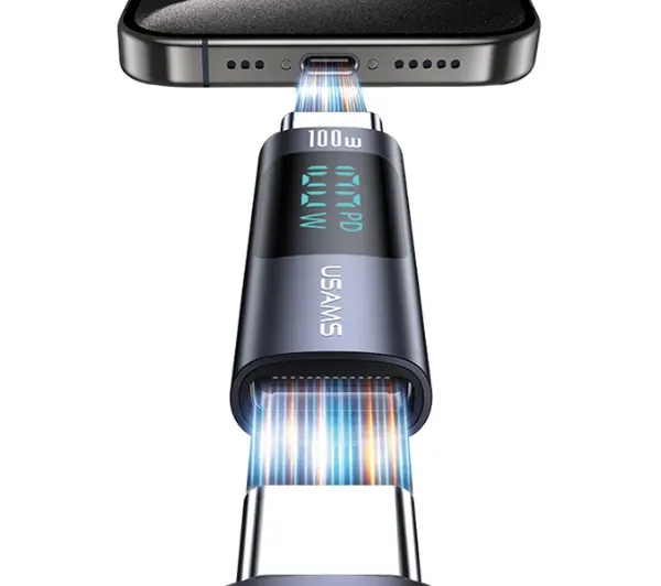 USAMS AU18 USB-C Digital Display 100W