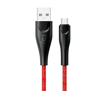 Kabel USAMS USB do microUSB 2m 2A Fast Charge Czerwony
