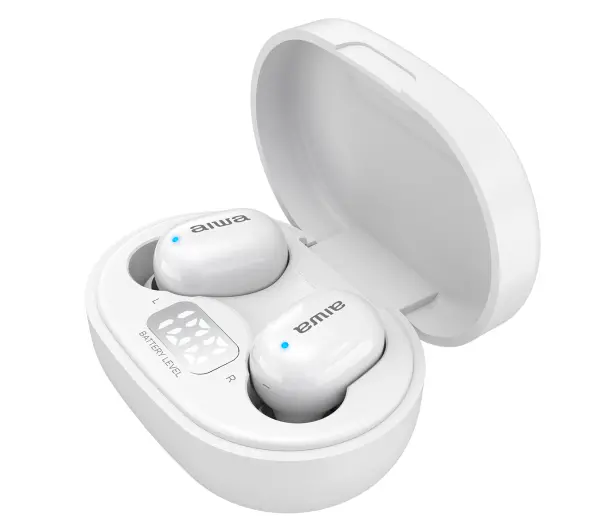 Aiwa EBTW-150WT Dokanałowe Bluetooth 5.0 Biały