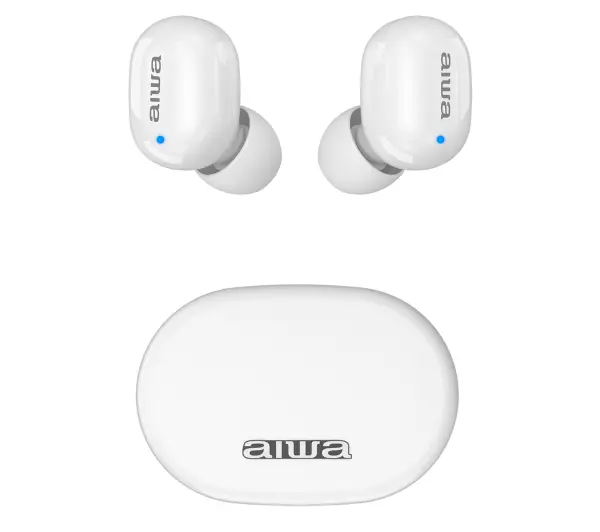 Aiwa EBTW-150WT Dokanałowe Bluetooth 5.0 Biały