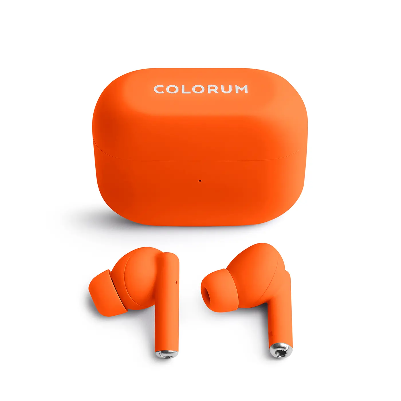 Słuchawki bezprzewodowe Colorum CTWS-02 Orange Dokanałowe Bluetooth 5.3 Pomarańczowy