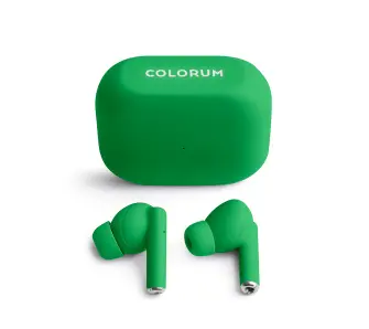 Słuchawki bezprzewodowe Colorum CTWS-02 Greea Dokanałowe Bluetooth 5.3 Zielony