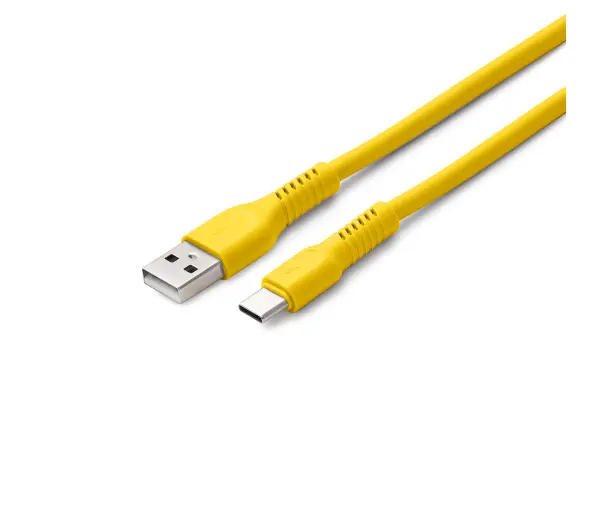 Colorum USB-A do USB-C 3A CK60 1,8m Żółty