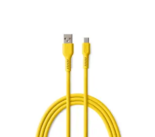 Colorum USB-A do USB-C 3A CK60 1,8m Żółty