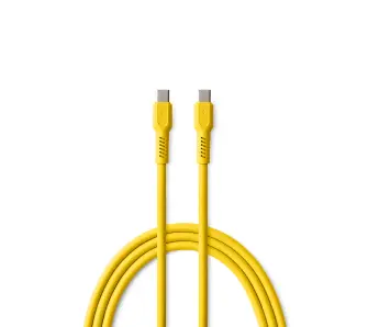 Kabel Colorum USB-C do USB-C 3A CK60 1,8m Żółty