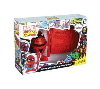 Zestaw śniadaniowy Paladone Marvel Comics Spider-man Egg Cup