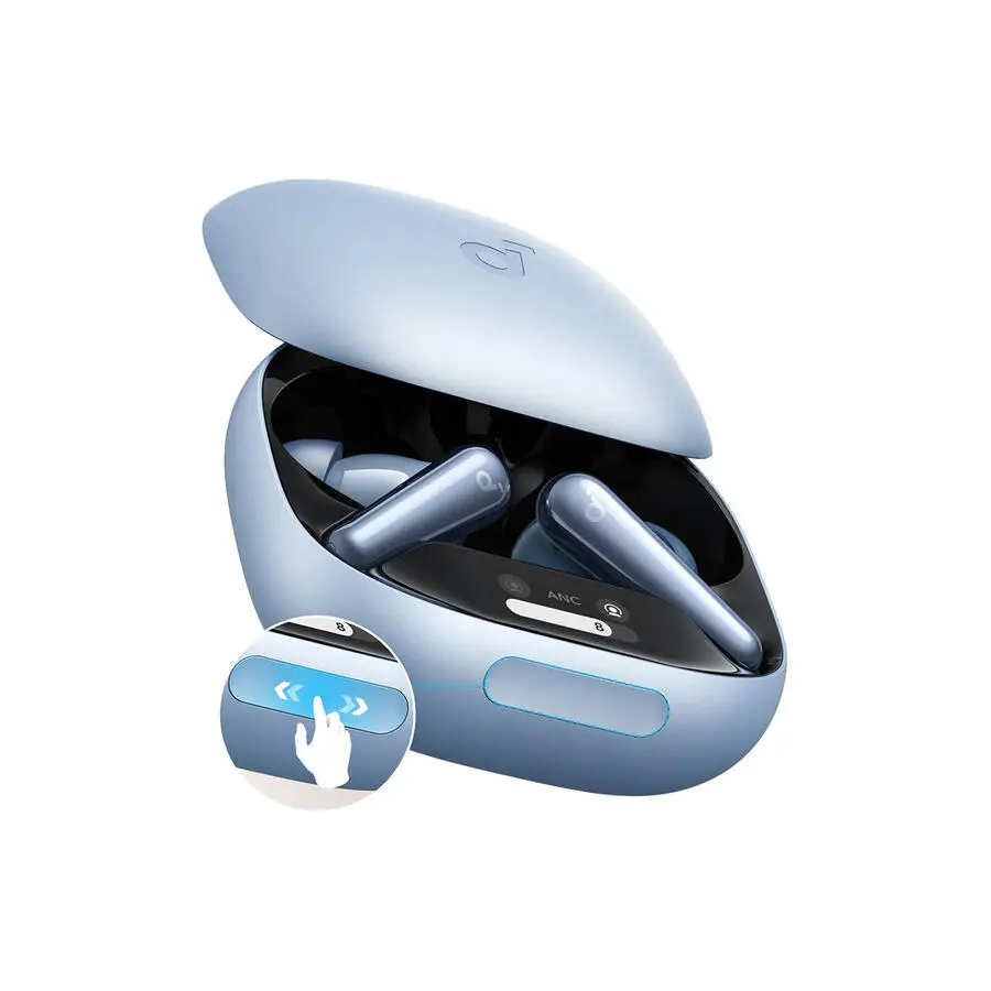 фото Навушники TWS Anker SoundCore Liberty 4 Pro Glossy Light Blue