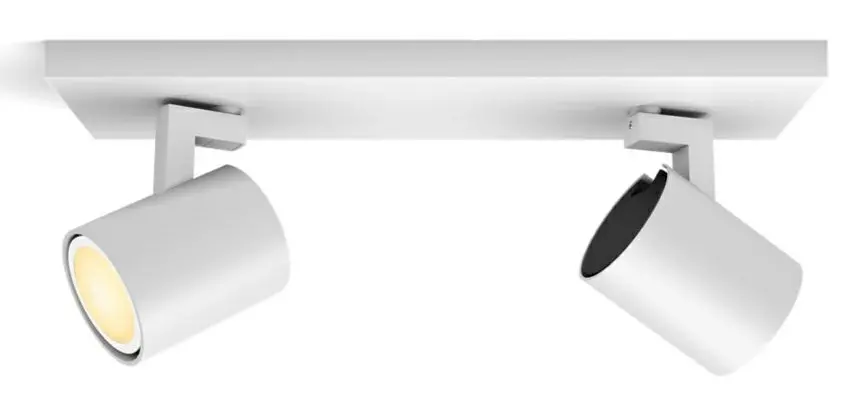 Reflektor Philips punktowy podwójny Biały