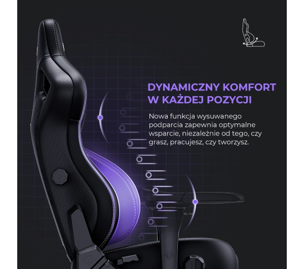 Anda Seat Kaiser 4 L Gamingowy do 120kg Skóra Eco Różowy - Kup na Raty - RRSO 0%