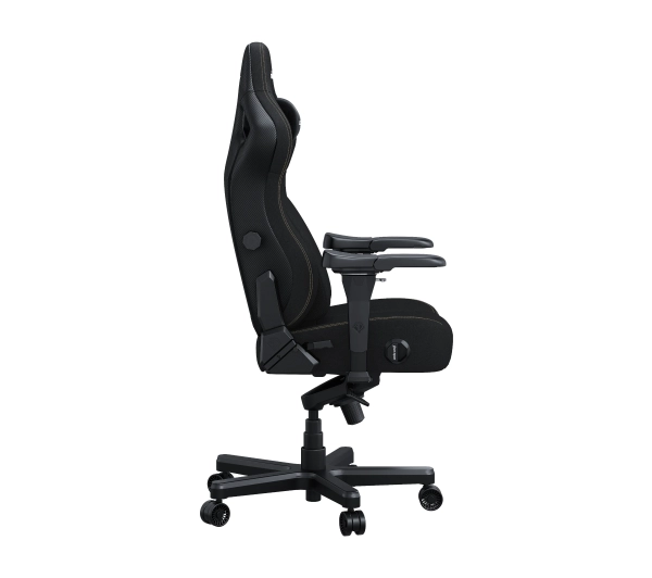 Anda Seat Kaiser 4 L Gamingowy do 120kg Tkanina Czarny - Kup na Raty - RRSO 0%