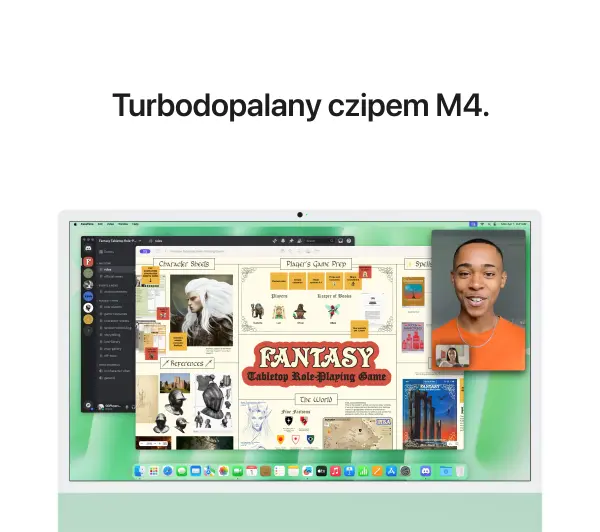 Apple iMac Retina 4.5K M4 10-rdzeni 23,5" 24GB RAM 512GB Dysk SSD macOS Zielony - Kup na Raty - RRSO 0%