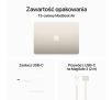 Laptop Apple MacBook Air 2024 13,6" M3 16GB RAM 256GB Dysk macOS Księżycowa Poświata
