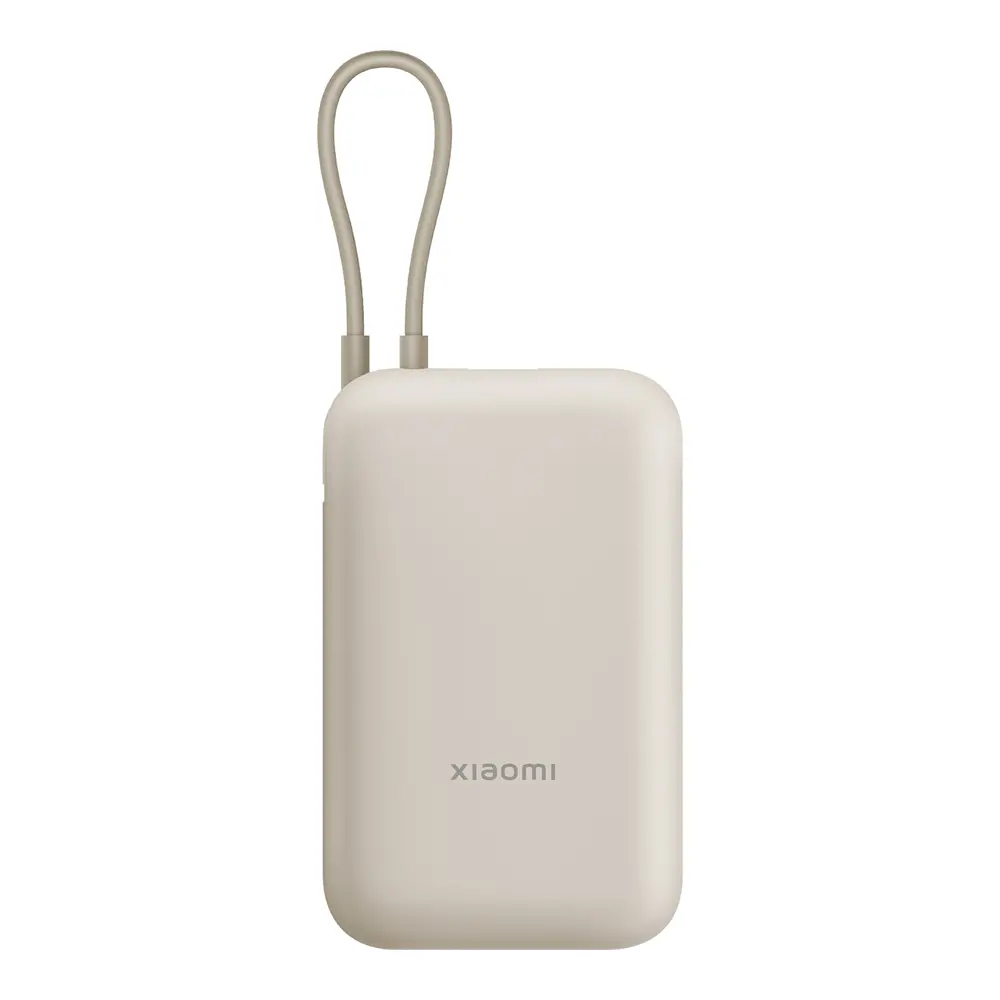 Powerbank Xiaomi PN104033 10000mAh 22,5W Wbudowany kabel USB-C Beżowy