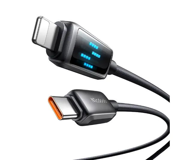 Mcdodo USB-C do Lightning CA-2630 36W LED 1,2m Czarny