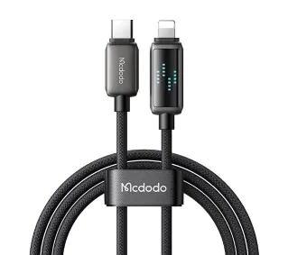 Mcdodo USB-C do Lightning CA-2630 36W LED 1,2m Czarny