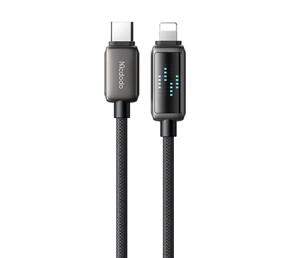 Mcdodo USB-C do Lightning CA-2630 36W LED 1,2m Czarny