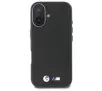 Etui BMW Carbon Wrapped Metal do iPhone 16 Czarny