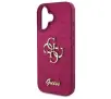 Etui Guess Fixed Glitter Big 4G do iPhone 16 Fioletowy