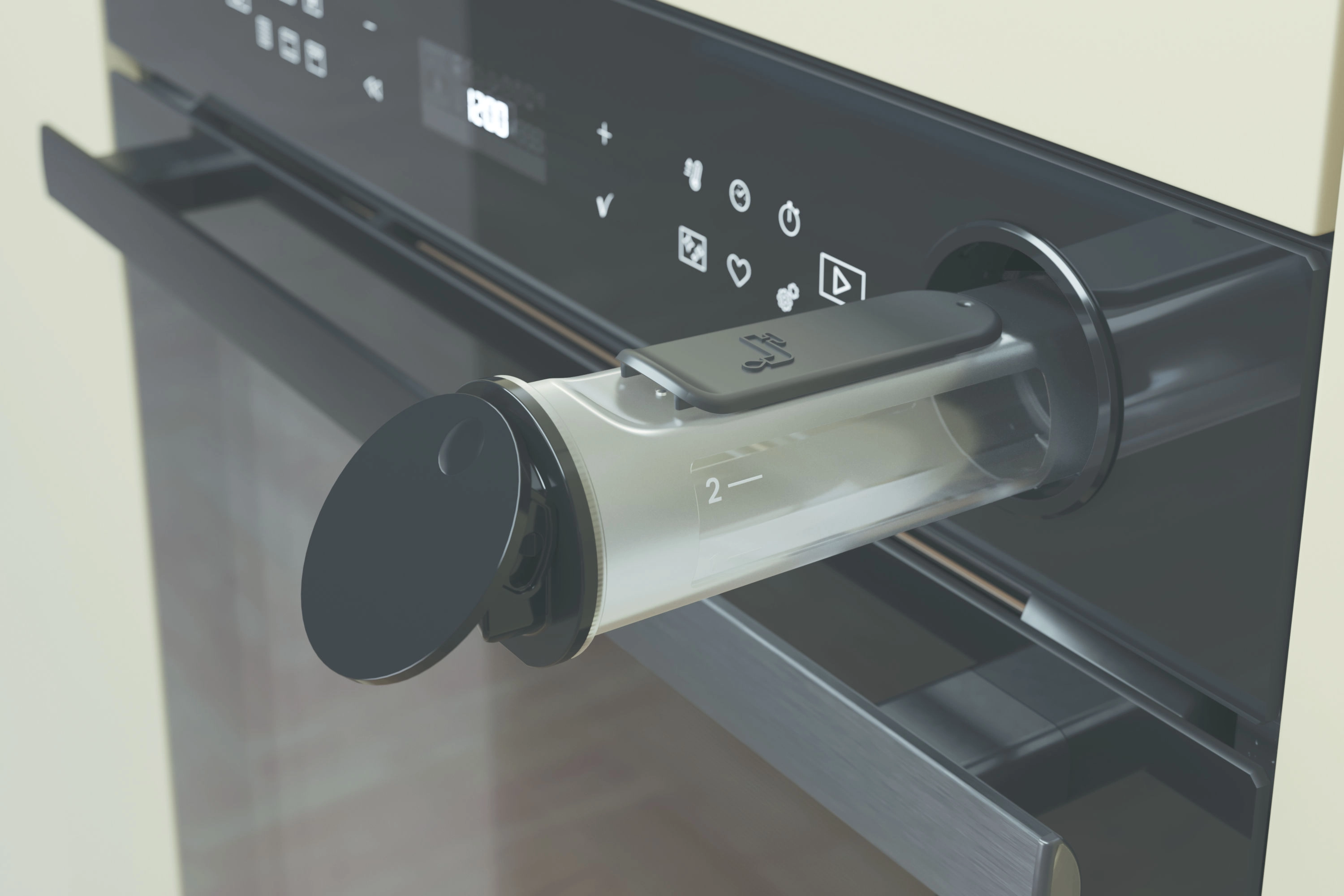 Piekarnik elektryczny parowy Whirlpool Absolute AKZ9S 8270 FB Termoobieg AirFry Czarny