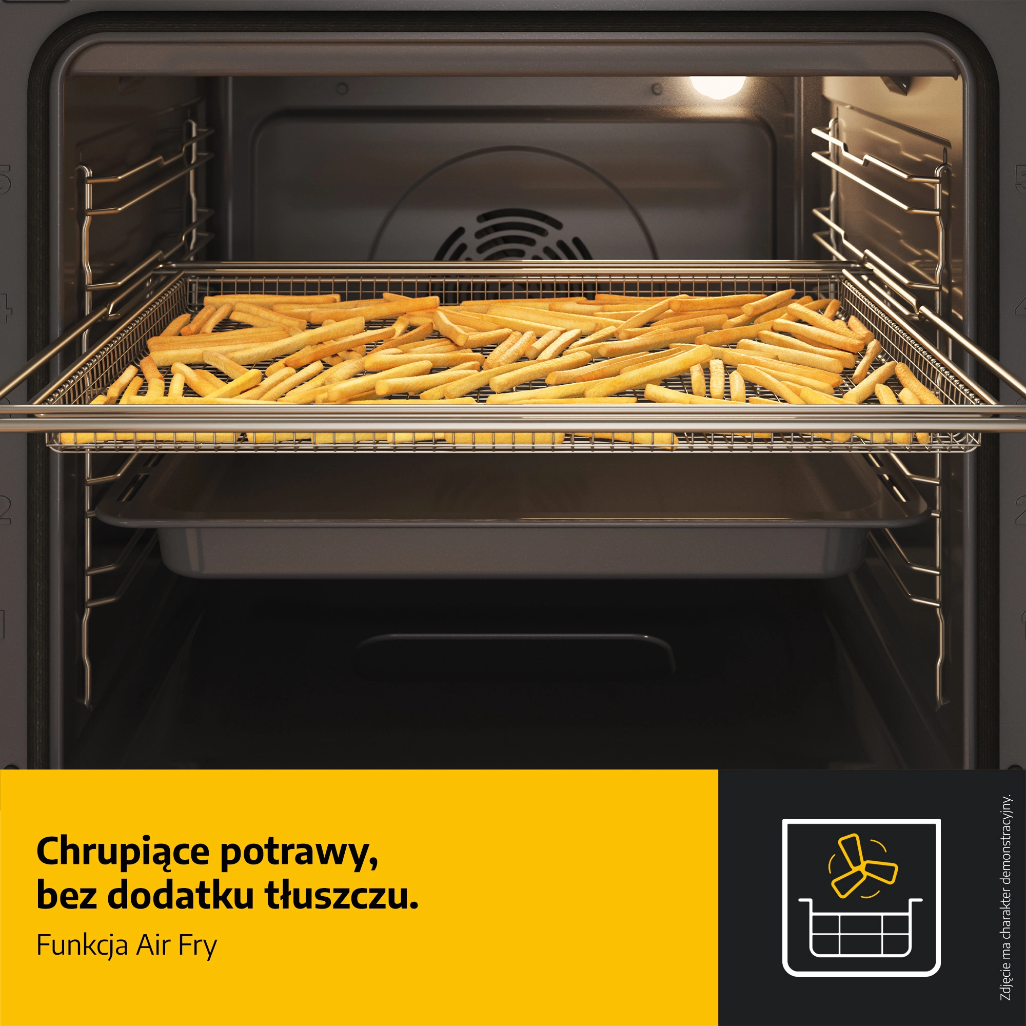 Piekarnik elektryczny parowy Whirlpool Absolute AKZ9S 8270 FB Termoobieg AirFry Czarny