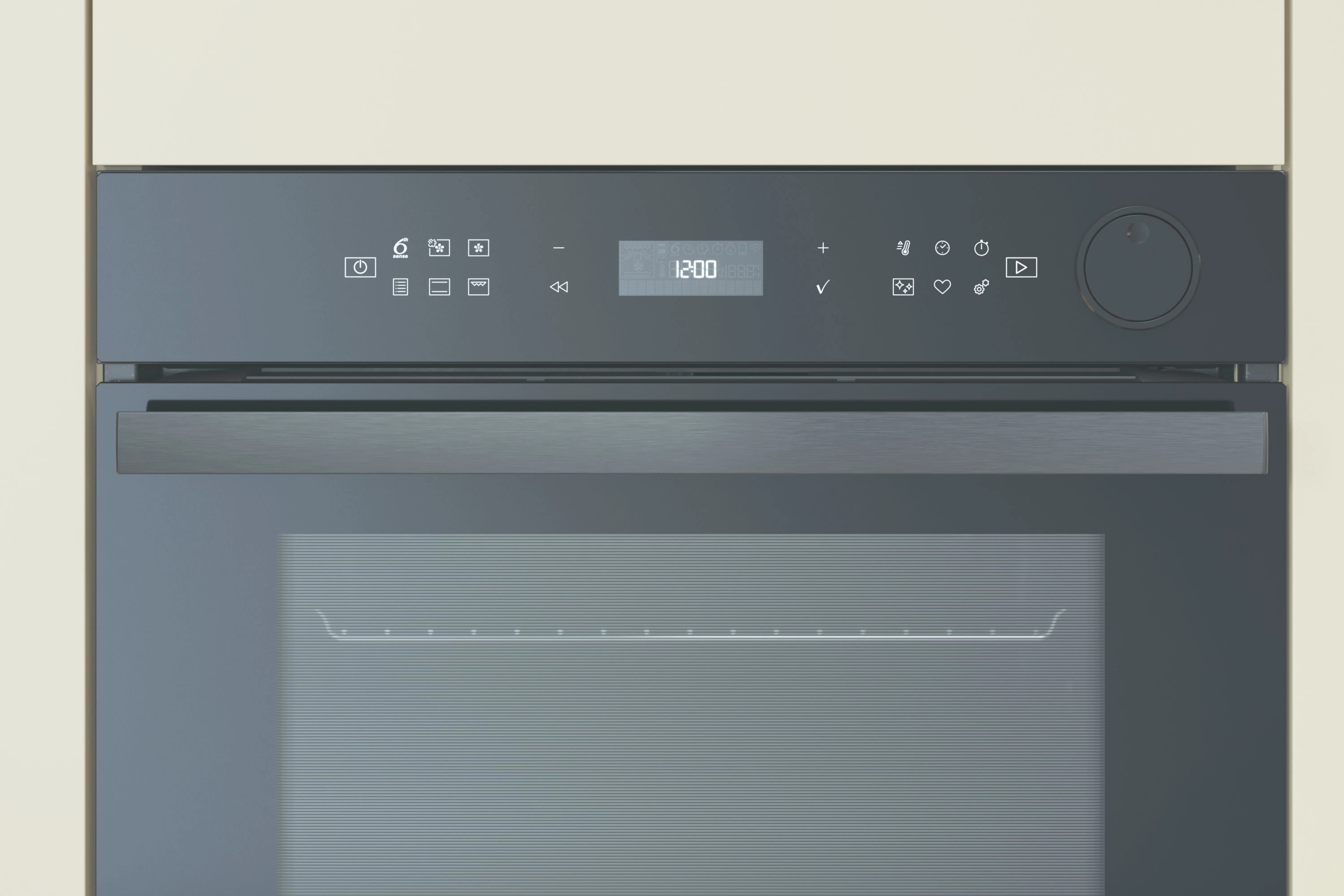 Piekarnik elektryczny parowy Whirlpool Absolute AKZ9S 8270 FB Termoobieg AirFry Czarny