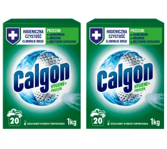 Proszek do prania Calgon Hygiene+ zestaw 2x1kg
